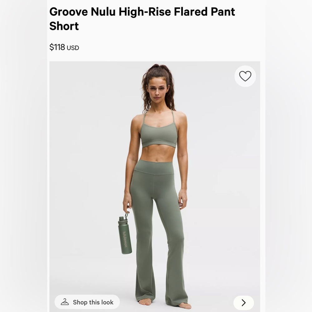 Lululemon Groove Nulu pant - NWOT sz 4 - slate blue